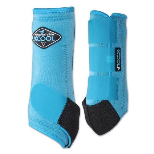 PROFESSIONAL'S CHOICE - Sports Medecine 2XCOOL Pacific Blue Front Boots, Size: Small