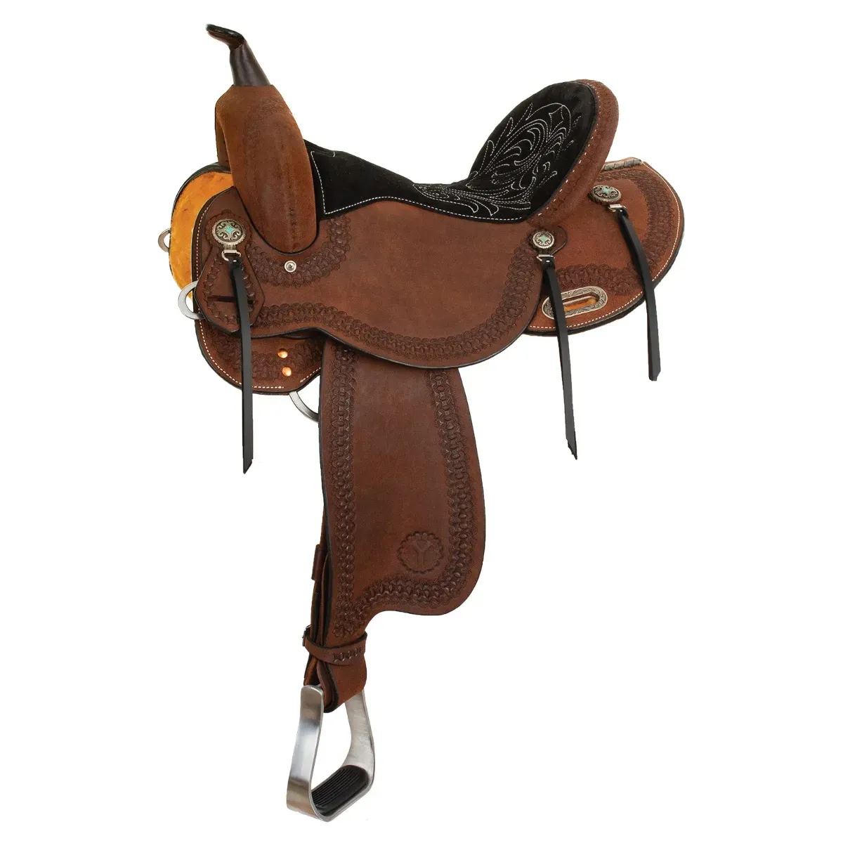 CIRCLE Y - CloverLeaf Barrel Western Saddle