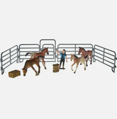 BIGTIME BARNYARD - Assorted Foal Set with Panels