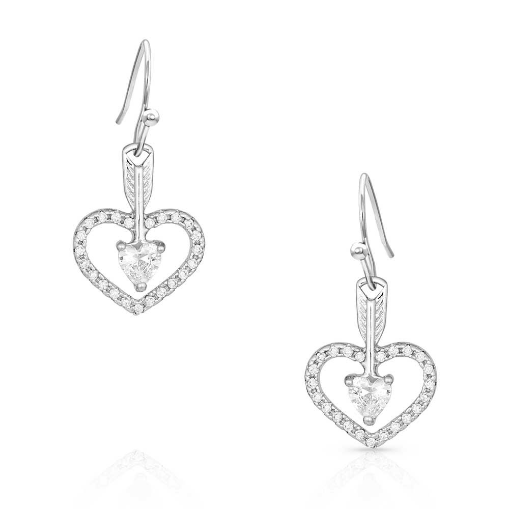 MONTANA SILVERSMITHS - Straight to the Heart Arrow Earrings
