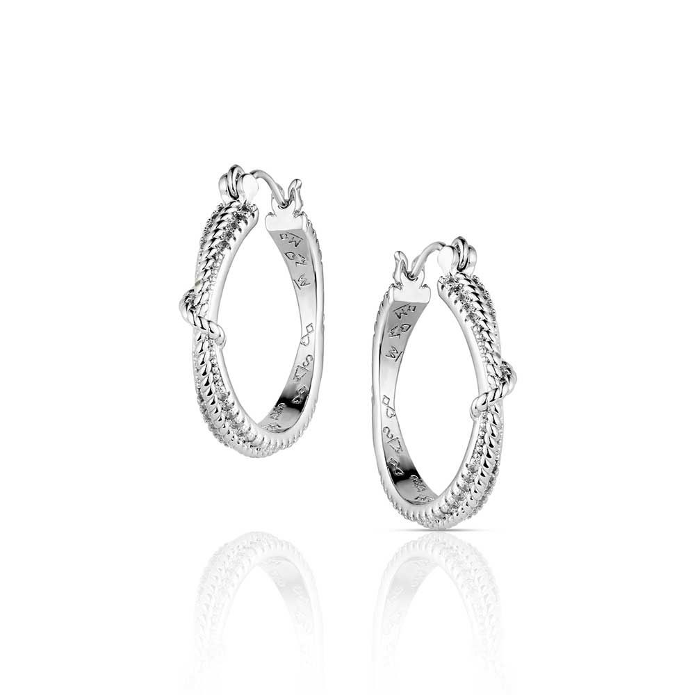 MONTANA SILVERSMITHS - Cowgirl Ice Hoop Earrings