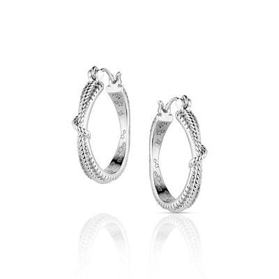 MONTANA SILVERSMITHS - Cowgirl Ice Hoop Earrings