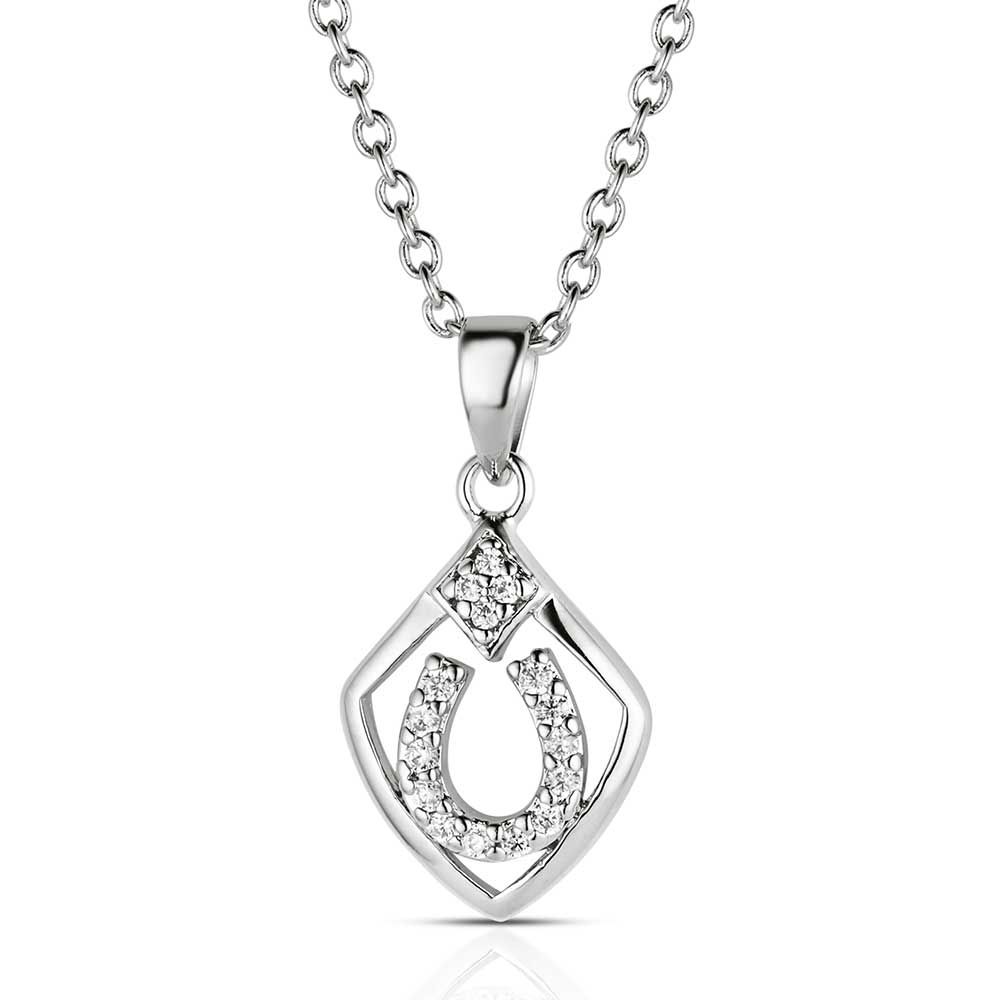 MONTANA SILVERSMITHS - Shielded in Horseshoes Necklace