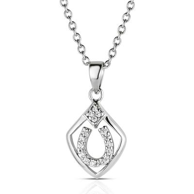 MONTANA SILVERSMITHS - Shielded in Horseshoes Necklace