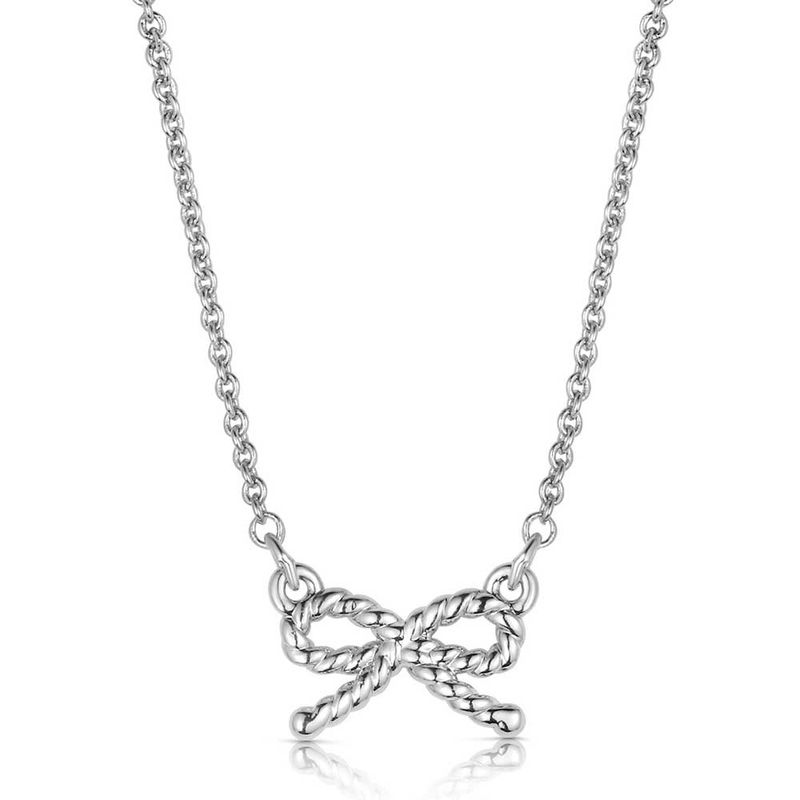 MONTANA SILVERSMITHS - Cowgirls Bow Necklace