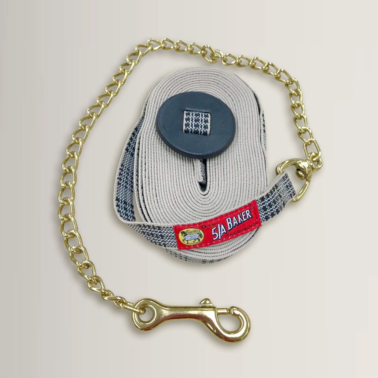 5/A BAKER - Lunge Line 7" with Chain