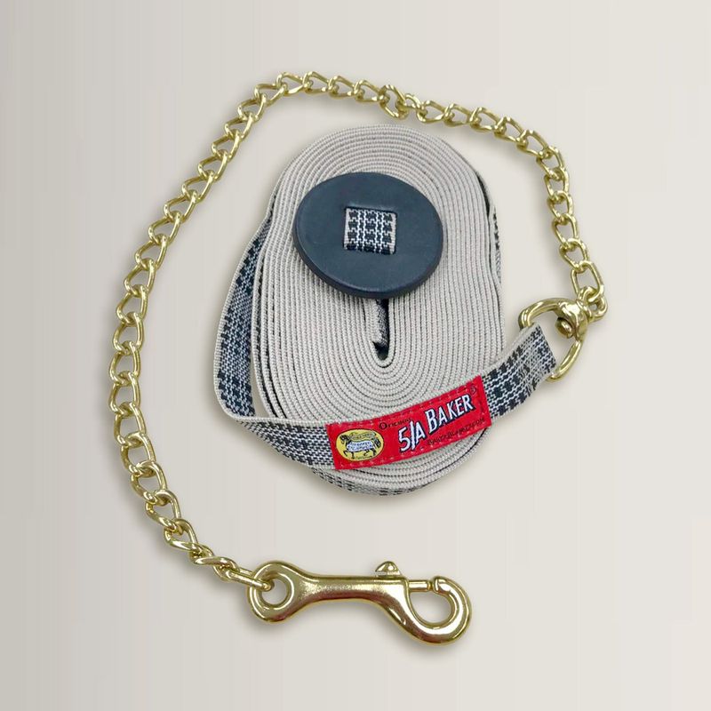 5/A BAKER - Lunge Line 7" with Chain