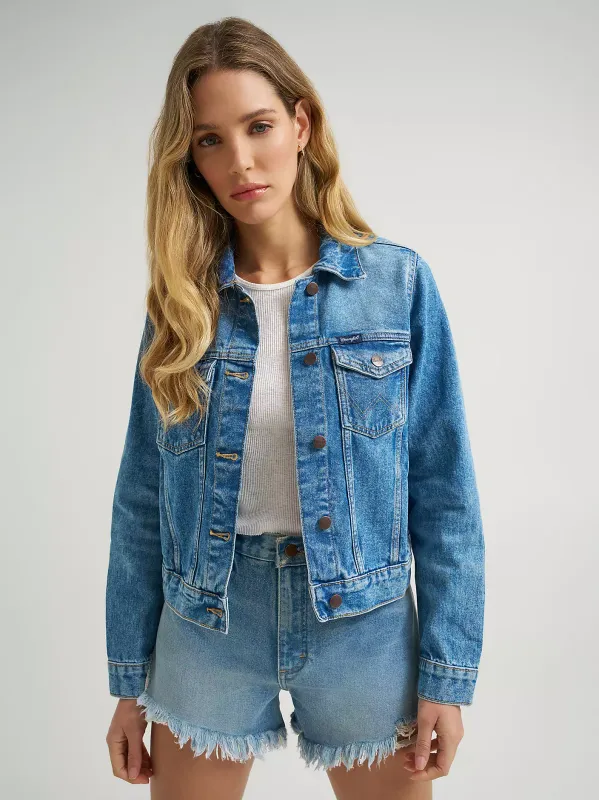 WRANGLER - Iconic Western Light Denim Jacket