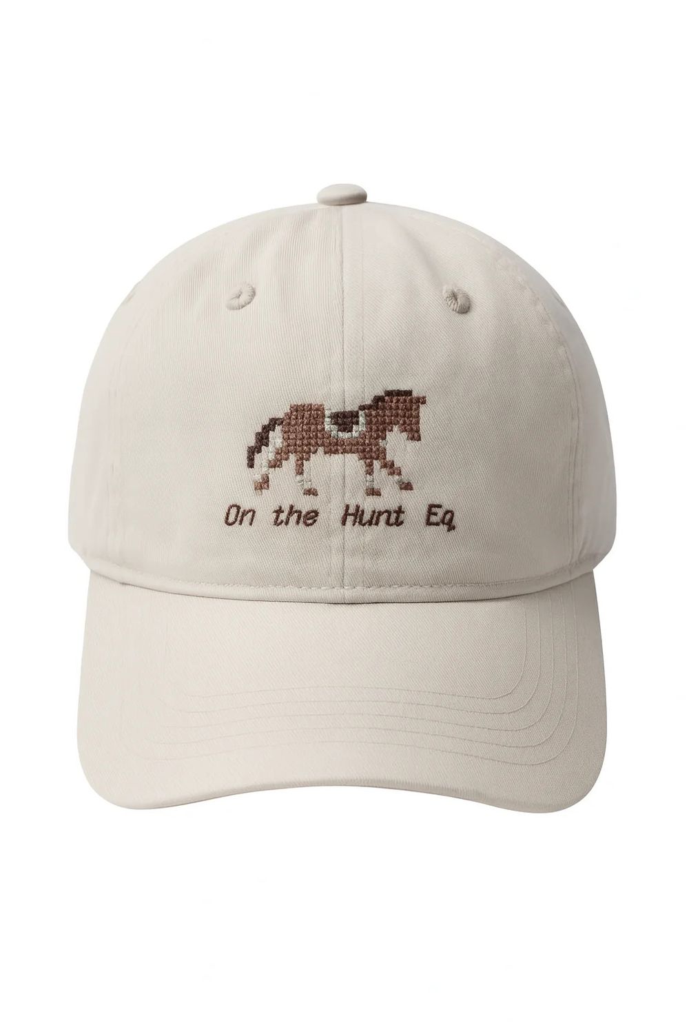 ON THE HUNT EQ - Cross Stitch Cap Sand