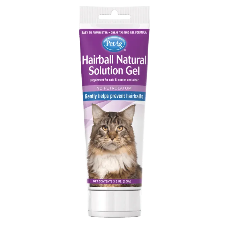 PETAG - Hairball Natural Solution Gel Supplement for Cats