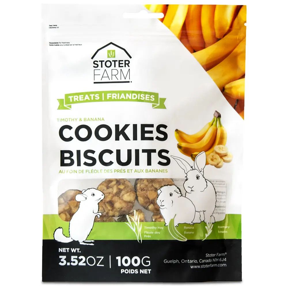 STOTER FARM - Mini Banana Cookie Treats, Size: 100g
