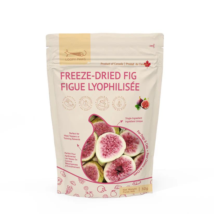 LOOPY PAWS - Freeze-Dried Fig, Size: 30g