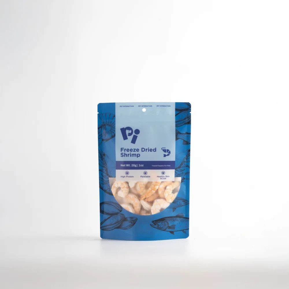 PI PET FOOD - Freeze-Dried Shrimp, Size: 28g