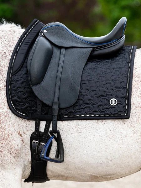 PS OF SWEDEN - Crystal Logo Dressage Saddle Pad Black