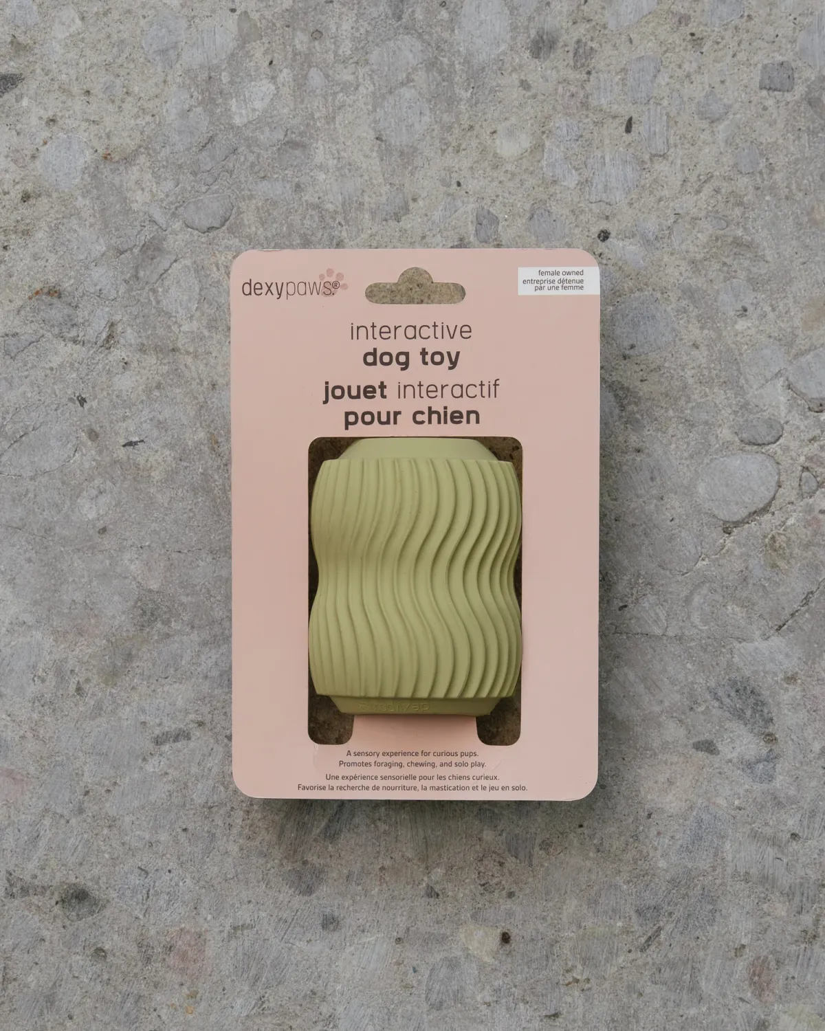 DEXYPAWS - Sage Green Aggressive Teething Toy, Colour: Vert Sauge