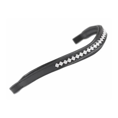 SHIRES EQUESTRIAN - Aviemore Diamante Browband Black/Silver