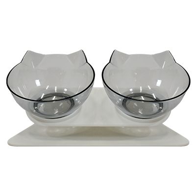 GOO-EEZ - Inclined Double Feeder Cat Bowl