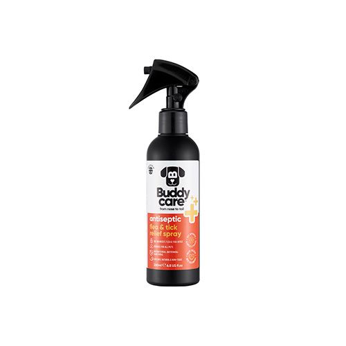BUDDY CARE - Antiseptic Flea &amp; Tick Spray, Size: 6.76oz