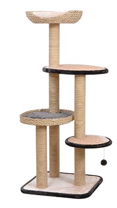 PETPALS - TreeHouse Natural 4-Level Cat Tree