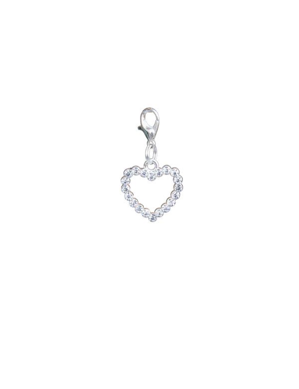 LUXY CHARMS - Sparkle Heart Clear