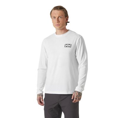 HELLY HANSEN - Skog Grapic Long Sleeve Tee White