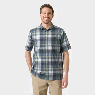 HELLY HANSEN - Fjord QD SS Shirt 2.0 Washed Navy Peak Plaid