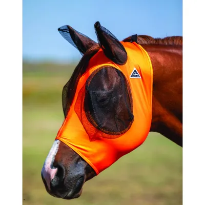 PROFESSIONAL'S CHOICE - Fly Mask Comfort Fit Orange