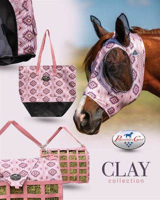 PROFESSIONAL'S CHOICE - Pink Clay Lycra Fly Mask