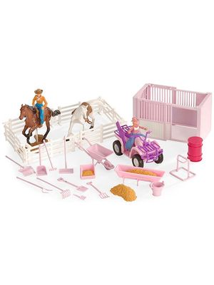 Bigtime Barnyard - Rodeo Stall 4wheeler &amp; Stable Play Set