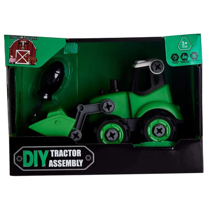 Bigtime Barnyard - Bulldozer DIY Tractor Assembly