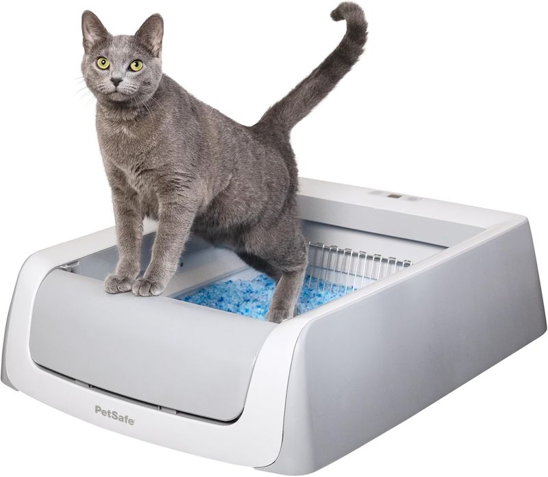 PETSAVE - ScoopFree Crystal Classic Self-Cleaning Litter Box