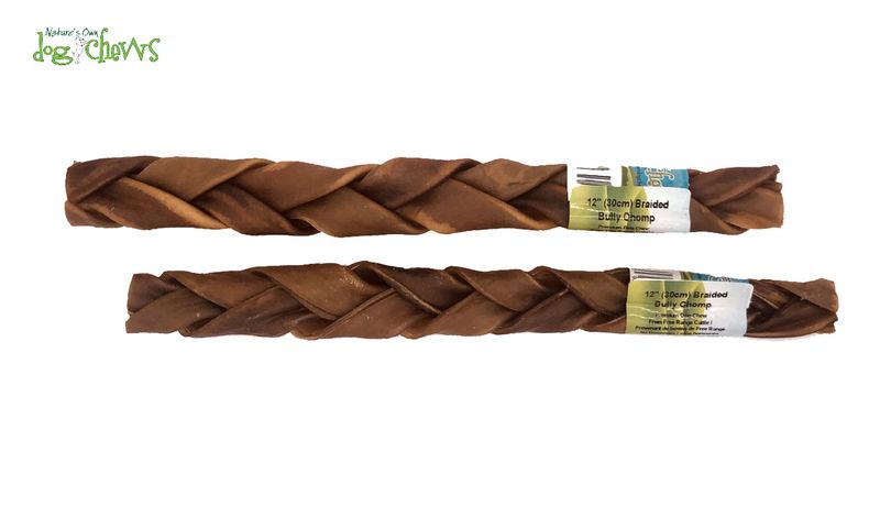 NATURE'S OWN DOG CHEWS - Braided Bully Chomp (Odourfree)