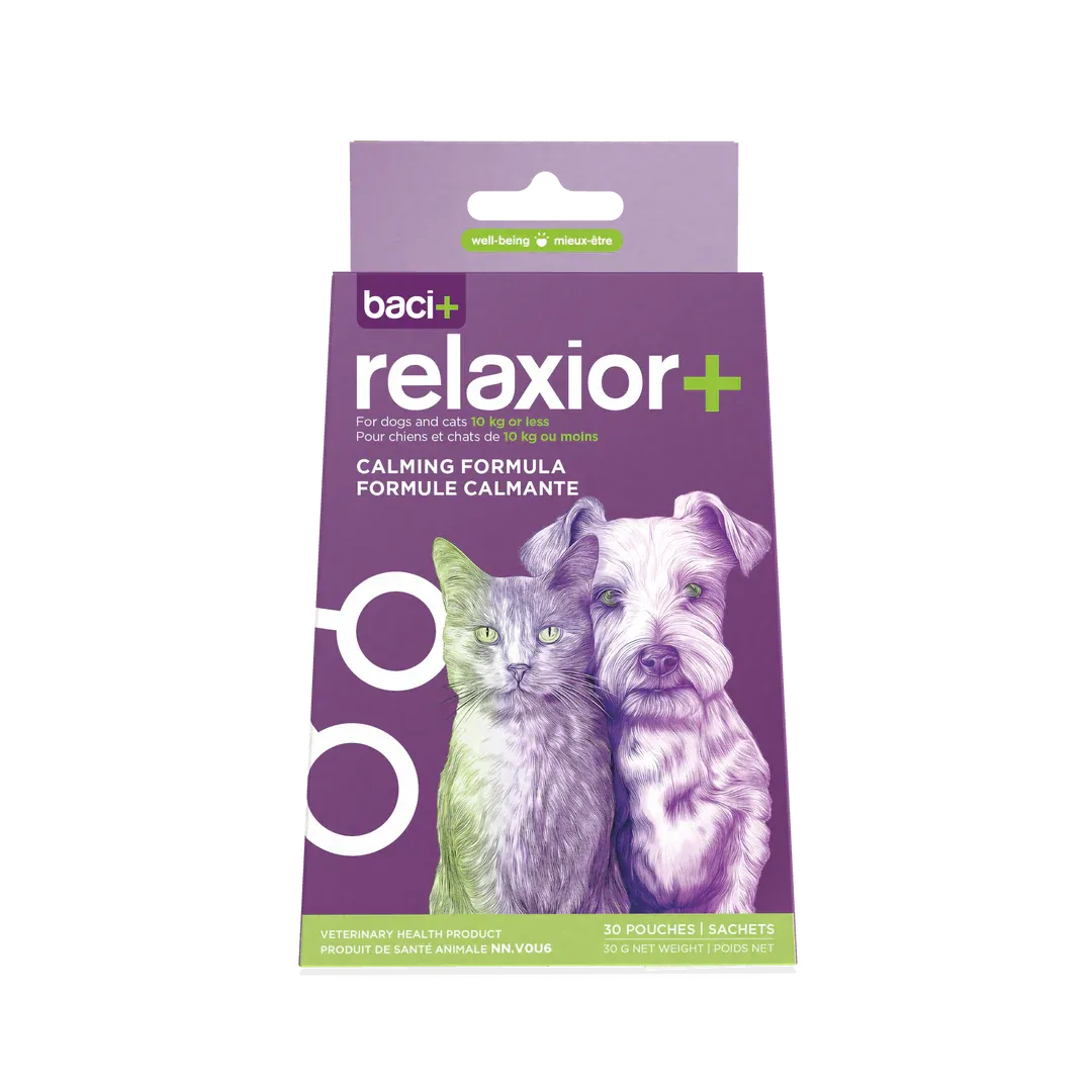 BACI+ - Relaxior+ Calming Formula, Type: 10kg et Moins, Size: 30g