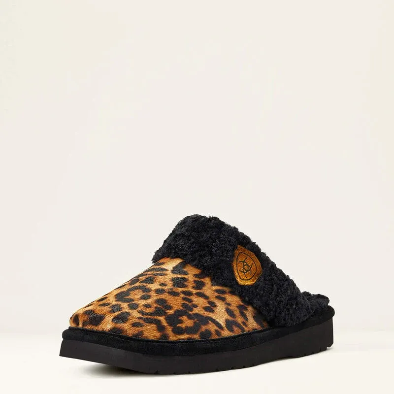ARIAT - Jackie Square Toe Exotic Cheetah Slipper