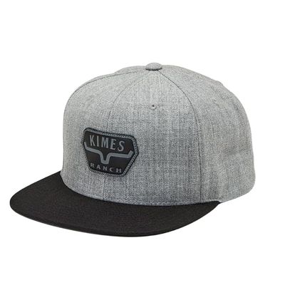 KIMES RANCH - Premium Distance High-Profile Charcoal Heather Cap