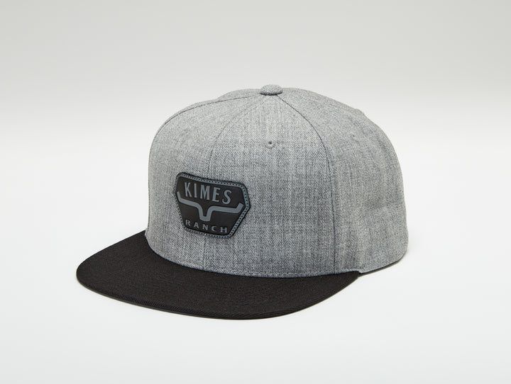 KIMES RANCH - Premium Distance High-Profile Charcoal Heather Cap, Size: O/S