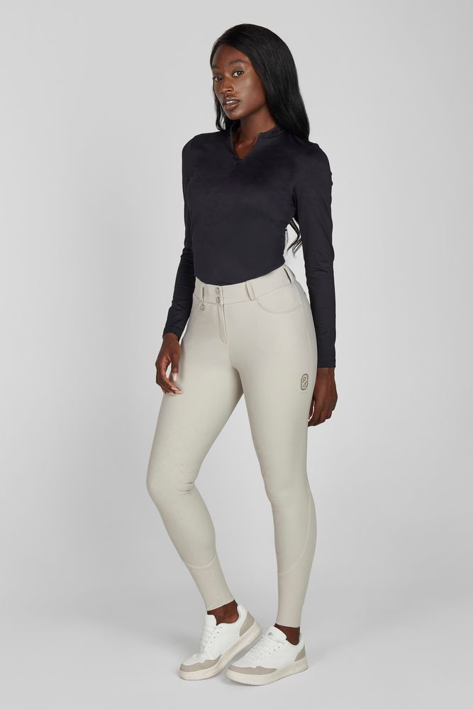 PIKEUR - Ceelina SD KN Highwaist Breeches Pearl Grey