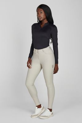 PIKEUR - Ceelina SD KN Highwaist Breeches Pearl Grey