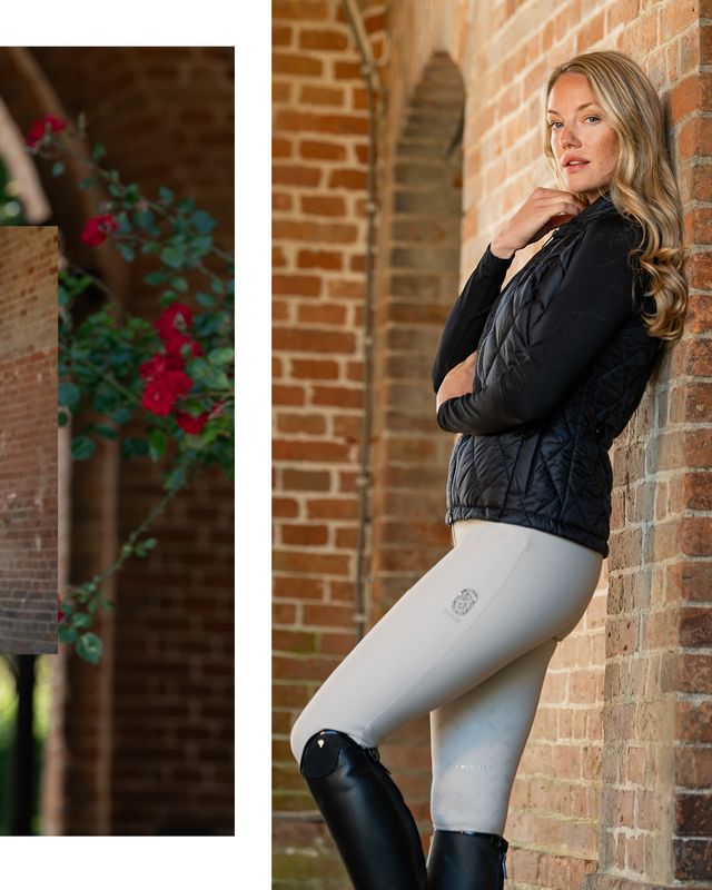 PIKEUR - Ceelina SD KN Highwaist Breeches Pearl Grey
