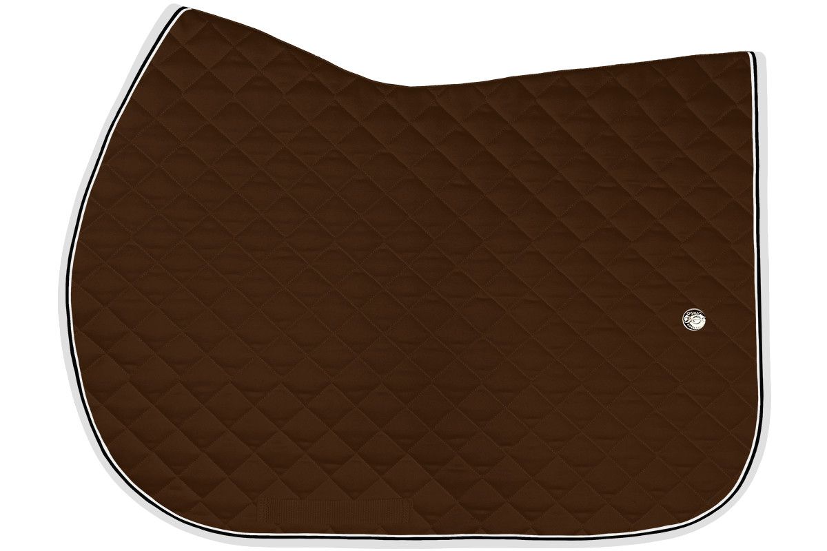 OGILVY EQUESTRIAN - Saddle Pad Profile Pad Jumper Chocolate/White/Black/White