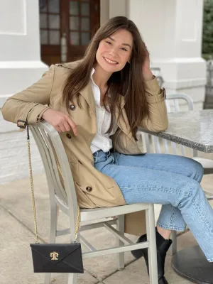 TUCKER TWEED EQUESTRIAN - Cor De Star Clutch Black Skinsnake