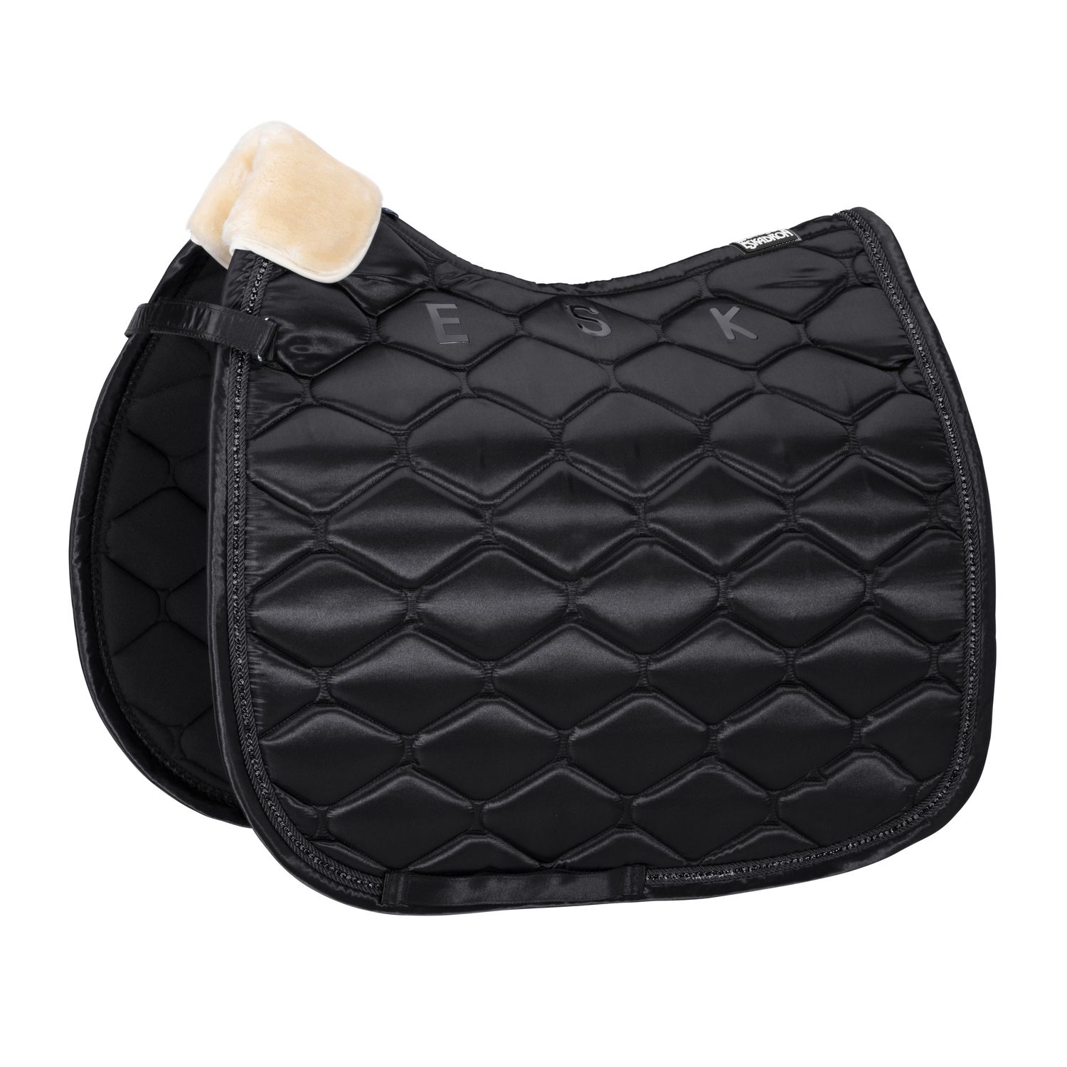 ESKADRON - Jump Saddle Pad Satin Crystal Core Black