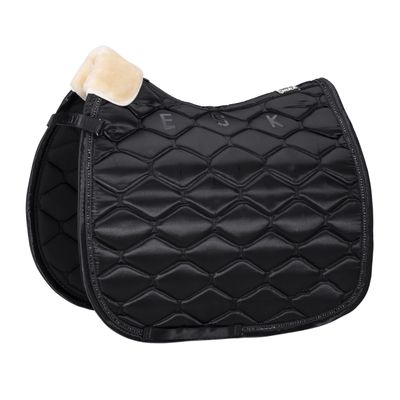ESKADRON - Jump Saddle Pad Satin Crystal Core Black