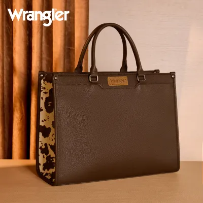 WRANGLER - Carry-All Coffee Large Tote Work / Crossbody