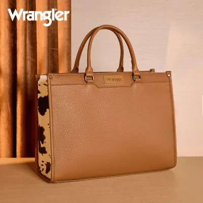 WRANGLER - Carry-All Brown Large Tote Work / Crossbody