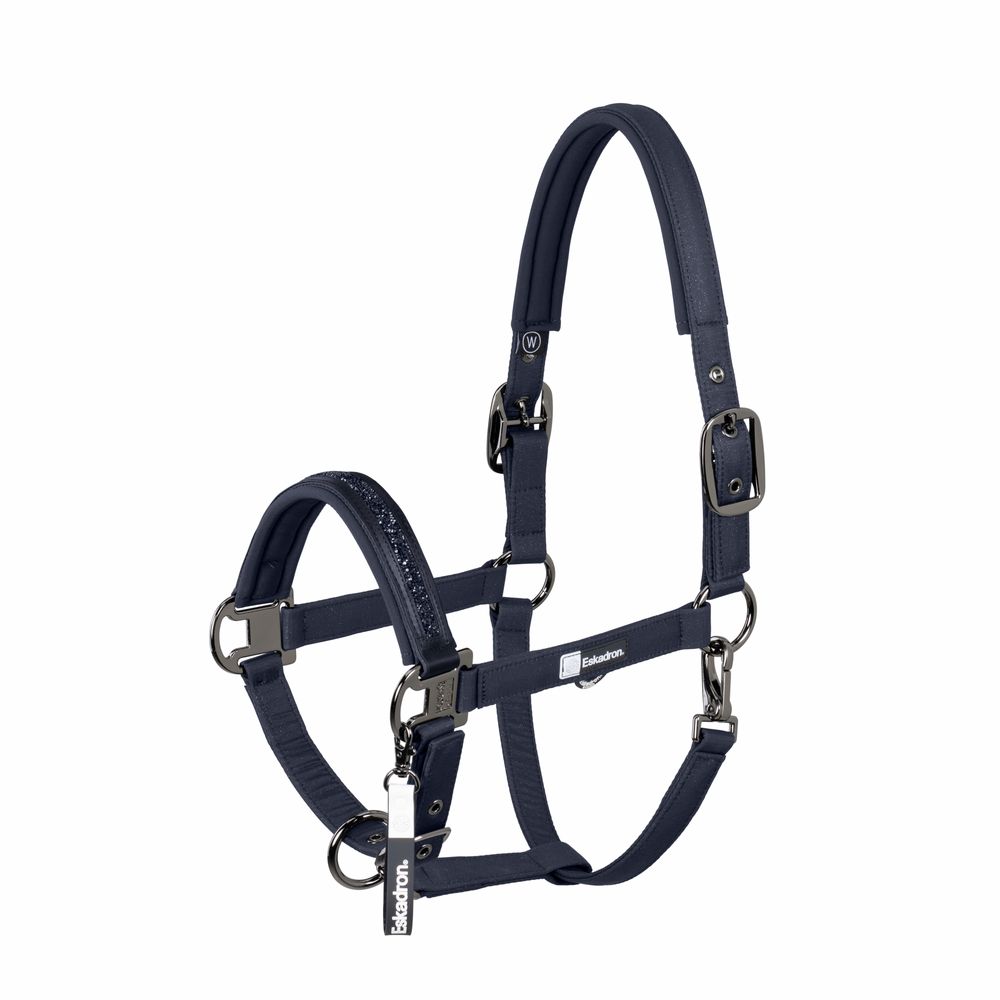 ESKADRON - Halter Sparkle Jewel Double Pin Dynamic Navy