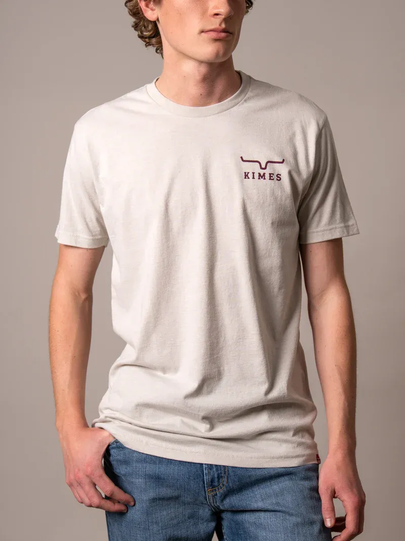 KIMES RANCH - Heavy Text Natural T-Shirt