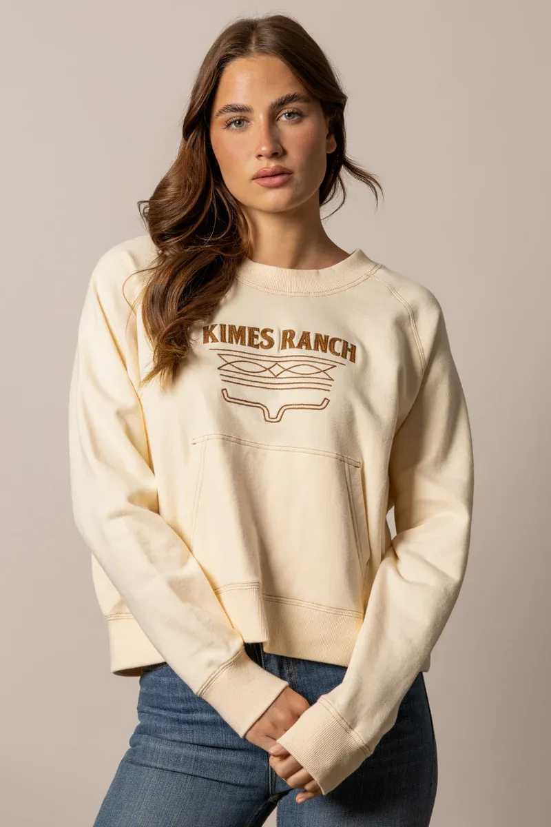 KIMES RANCH - Butter Lexie Crewneck