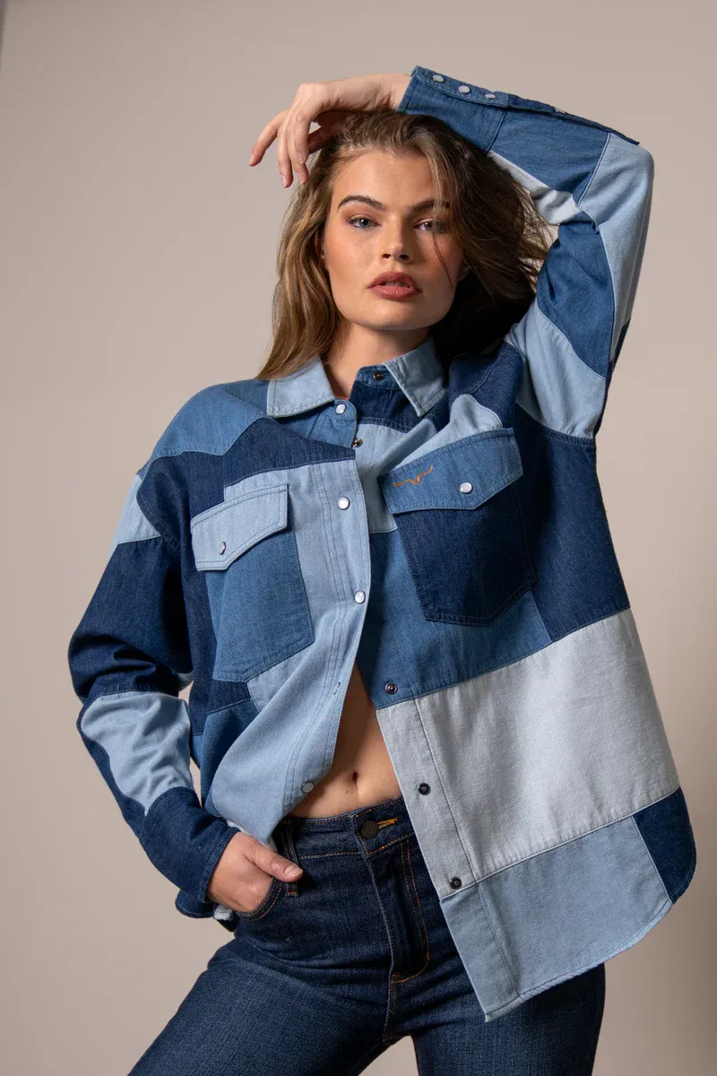KIMES RANCH - Olly Classic Western Pearl Snap Shirt