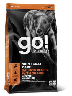 PETCUREAN - GO! Salmon Dry Dog Food with Grains